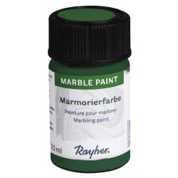 peinture marble vert fonce
