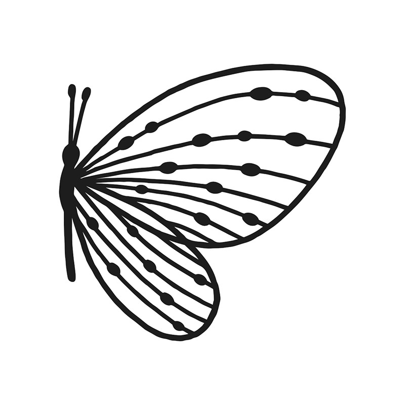 Papillon à décorer - Papier mâché