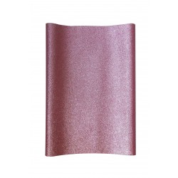 Tissu pailleté rose 66x45cm