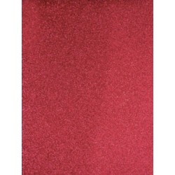 Tissu pailleté rouge 66x45cm