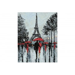 Diamond Painting Paris in rain
