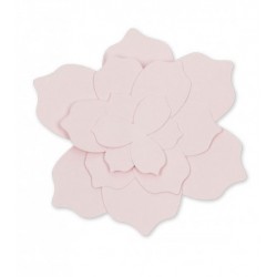 5 fleurs à monter rose pâle