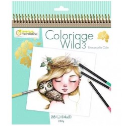 Carnet de coloriage Wild 3