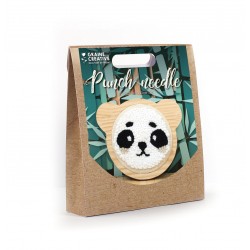 Punch needle Panda