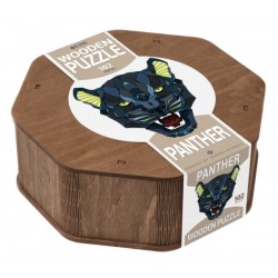 WOODEN PUZZLE PANTHER