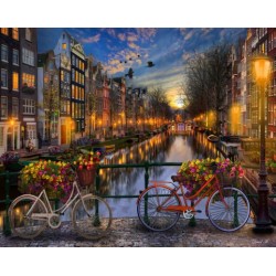 Canal Amsterdam - Peinture...